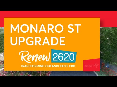 Monaro Street concept designs fly-through video