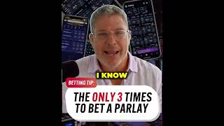 The ONLY 3 times I'd bet a parlay 💰 #betting #shorts