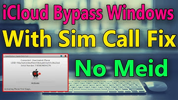 [WINDOWS] iCloud Bypass iOS 13.6 iOS 12.4.8 Call Cellular data Fix Apple Patcher Tools