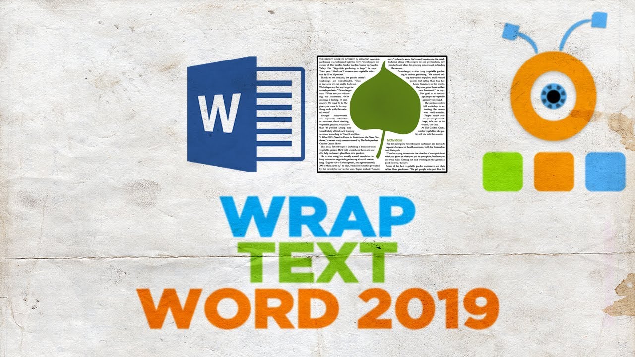 Wrap text word. Wrap текст.