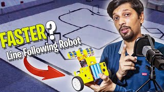 How to make your Line following robot go faster? Urdu/Hindi Guide