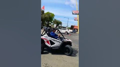 POLARIS RZR 200 EFi #shorts First Ride to Service Department for Pre-Delivery Inspection