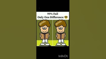 The image states that 99% fail and there is "Only One Difference".