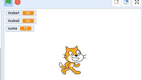 Scratch 3 cw6 Obliczamy sumę dwóch liczb