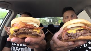 Eating Freddy's Triple Steak Burger