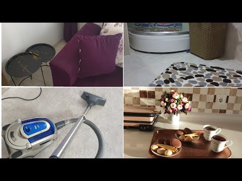 Dip Köşe Temizlik🧹Bütün Evi Temizledim🚿Banyomu Yıkadım🧕Misafirlik Öncesi Evim Mis Gibi Oldu💪Vlog📽