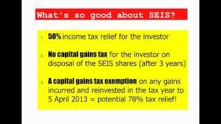 Seed Enterprise Investment Scheme (SEIS) Overview