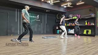 Advanced Aerobics multiple combos | Satish Fitness