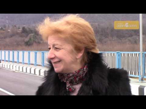 აფხაზეთის მაცხოვრებლები რეაბილიტირებულ ხიდზე და გადაადგილებაზე საუბრობენ
