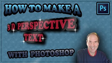 How To Make A 3D Perspective Text With Photoshop | Adobe Photoshop CC Tutorial