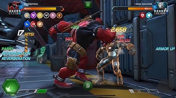 MCOC Act 8.1.2 Easy Warmachine boss Solo - Immortal Venompool Cheese