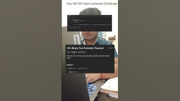Day 38/100 Days Leetcode Challenge #coding #codingbat #programming #programminglanguage #codeblocks