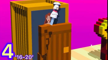 Mr Chief Slice Zombie Escape Level 16-20