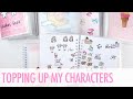 Refilling my reusable character sticker book | #PLANMAS