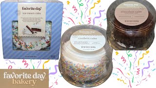 Favorite Day (Target) Ice Cream Cake, Confetti Cake & Chocolate Cake Review