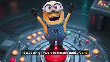 Minions: Teken een heel belangrijk papier op het bureau van de president. Wat kan er misgaan?