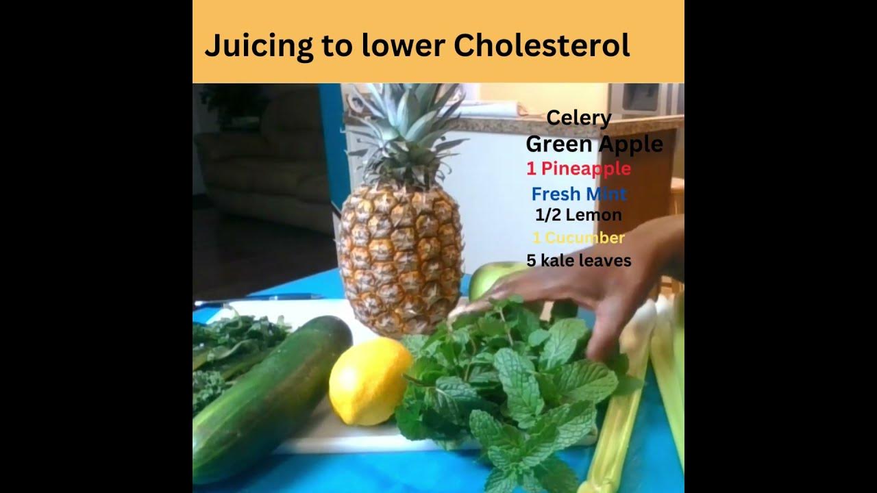 Juicing to Lower Cholesterol shorts YouTube