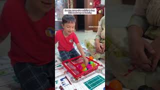 "Little hands, big learning! screen-free activity using plastic eggs to practice color matching.