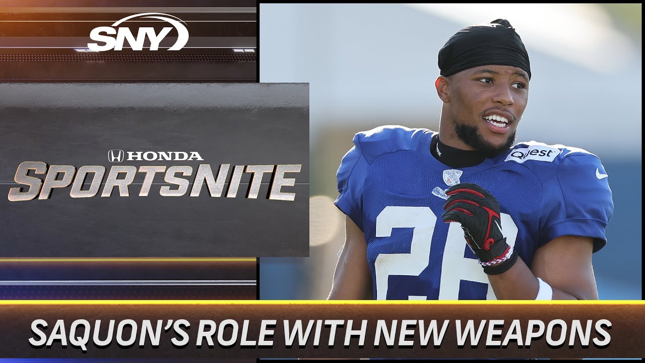 Will Saquon Barkley's role be changed with addition of Giants playmakers? | SportsNite | SNY