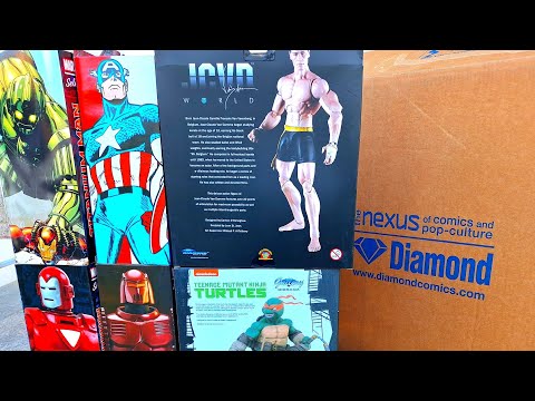 TMNT! MARVEL SELECT! VAN DAMME! OMG DST UNBOXING! | Toy Haul & Unboxing