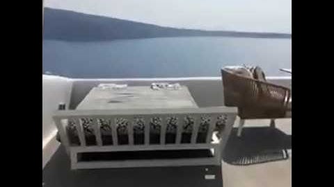 The Honeymoon suite at Charisma Suites, Santorini