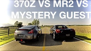 370z vs Mr2 vs Corvette | Street Racing