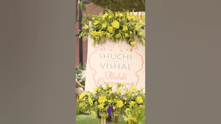 Haldi Ceremony Decor | Tikratoli Estate | Purple Unicorn | Ranchi