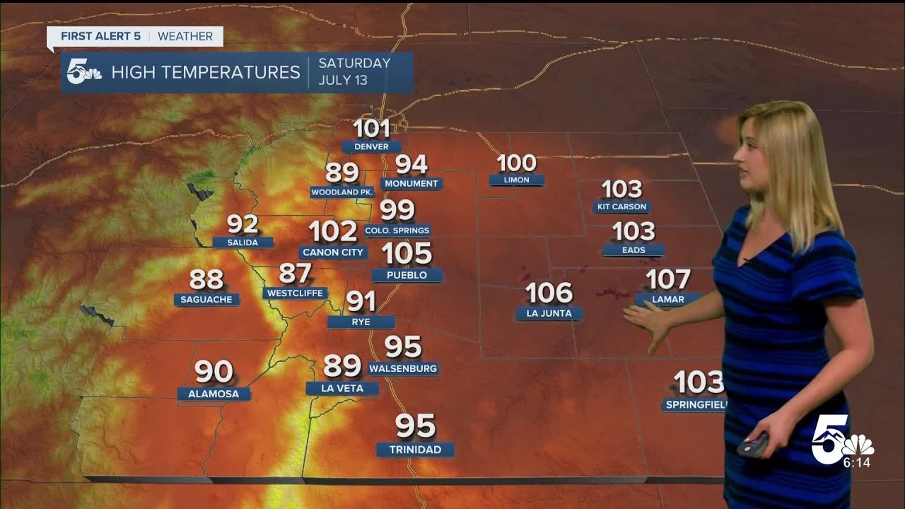 Friday's record temperatures set the stage for a hot weekend - YouTube