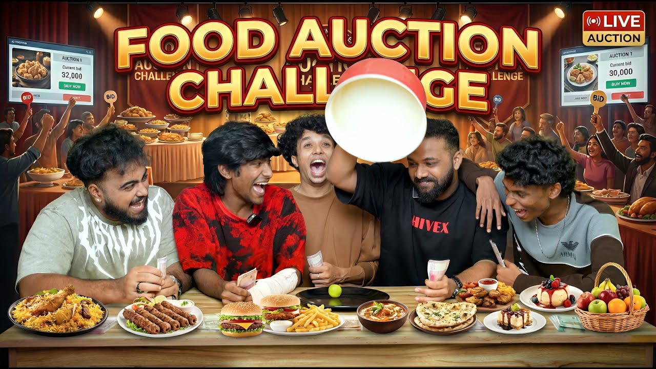 FOOD AUCTION CHALLENGE  PT.3 🔥 UNLIMITED FUN GUARANTEED 🤣