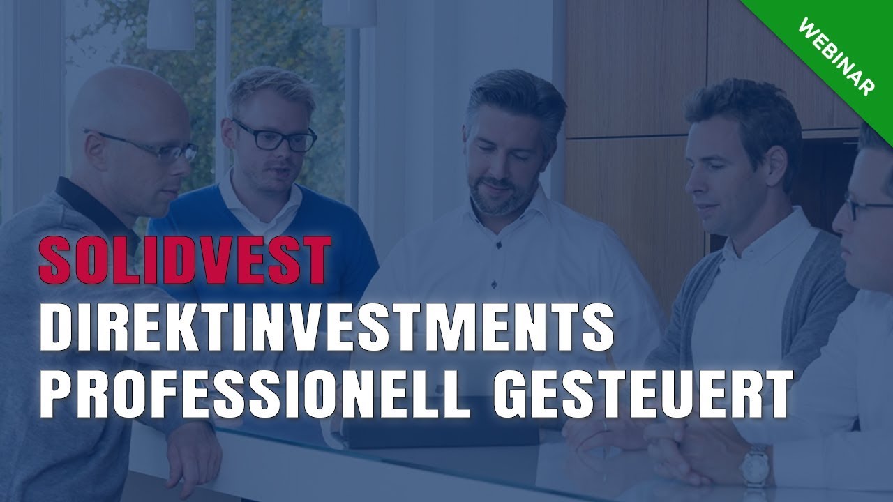 Solidvest: Direktinvestments professionell gesteuert
