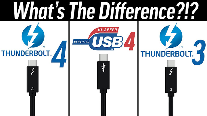 Thunderbolt 4 vs USB4 vs Thunderbolt 3 - What's Changed? - 天天要闻