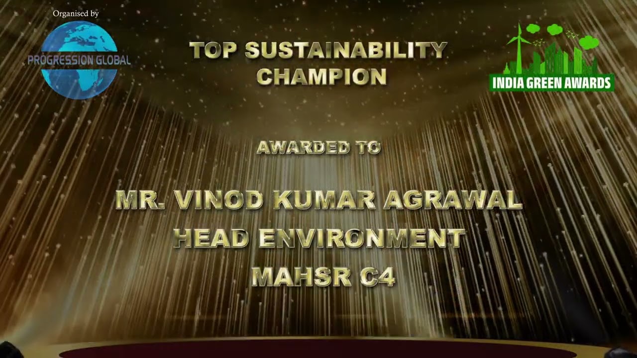 🏆 Mr. Vinod Kumar Agrawal Wins Top Sustainability Champion Award | India Green Awards 2025 🌿