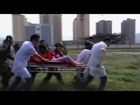 China earthquake rescue teams search for survivors Instructional Video