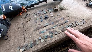 Metal Detecting Underwater at an Old Swimming Hole! Found Huge SILVER!