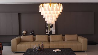 Lunara White Murano Chandelier by Vakkerlight – Ethereal Beauty, Timeless Craftsmanship