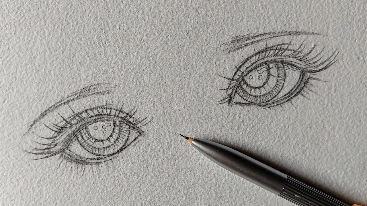 ArtStation  Anime eyes drawing