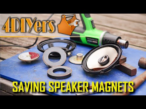 How to Remove the Magnet from a Speaker