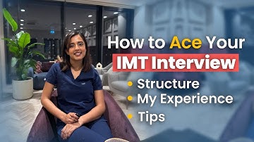 How To Ace Your IMT Interview | #plabjourney