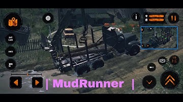 Use The Forest Crane To Collect And Pack Logs | MudRunner  | 🚚 Gameplay🏞️| OFF-ROAD