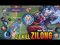 21 Kills MANIAC Offlane Monster Zilong Brutaler Kritischer Schaden Top 1 Build Für Zilon