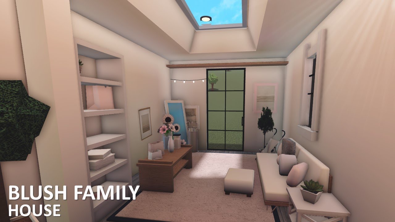 BLOXBURG blush family house 133k l tour + speedbuild ♡ YouTube