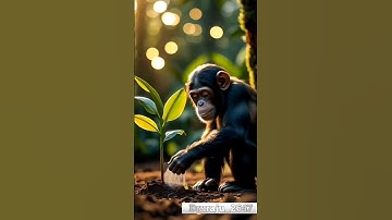 the monkey banana plant 🌿 #cartoon #viral #motivation #ai #shorts #story @Goli_Cartoons