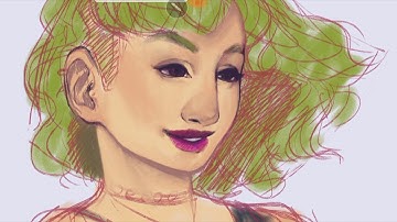 Watch Me Draw on my new phone! Autodesk Sketchbook on a Galaxy Note8