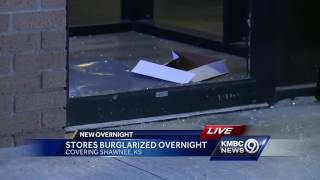 Police investigating 2 overnight break-ins in Johnson County