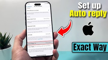 How to set up auto reply text on iphone (2025)