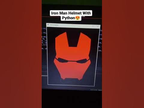 Draw Iron Man Helmet with Python - YouTube