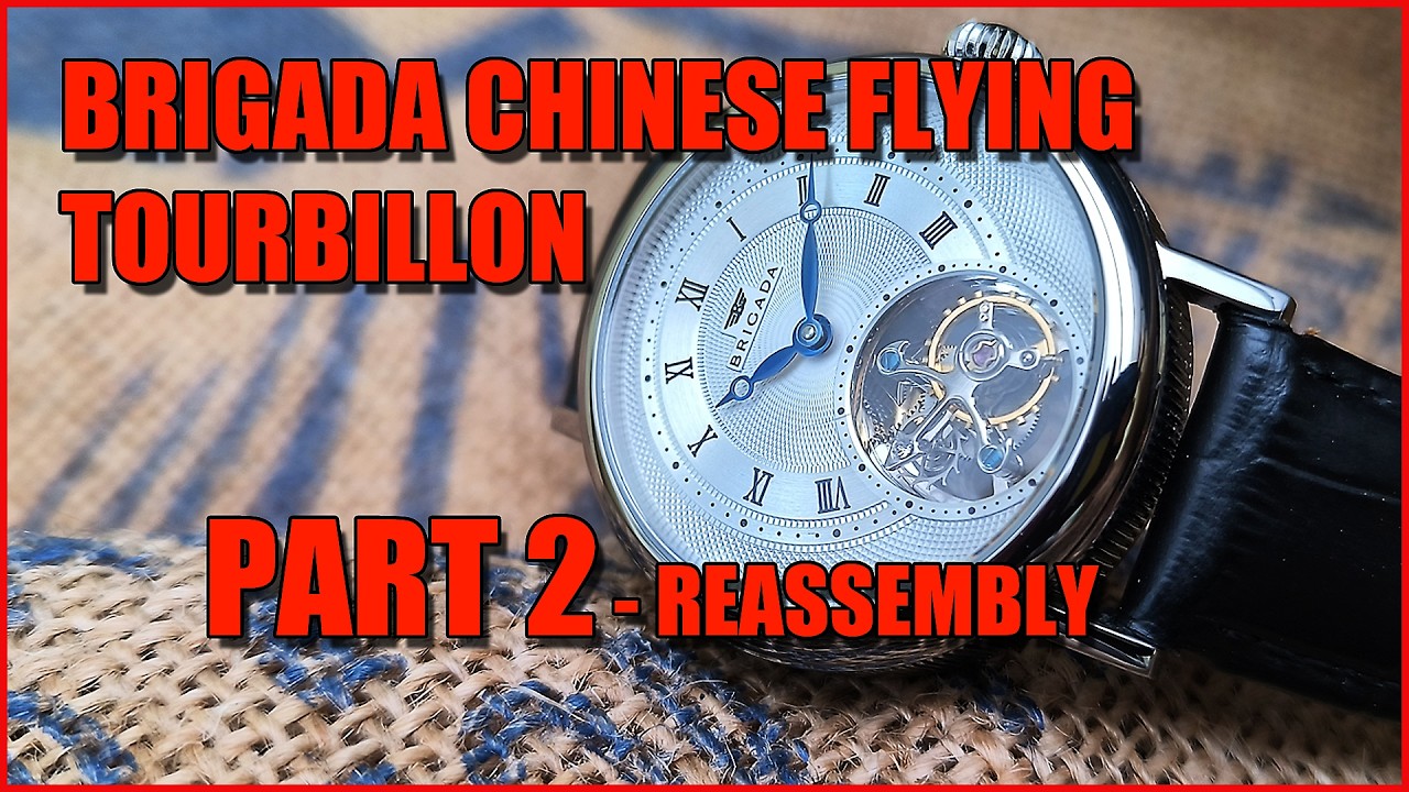 SERVICING A CHINESE TOURBILLON PART 2 - REASSEMBLY SEAGULL FLYING