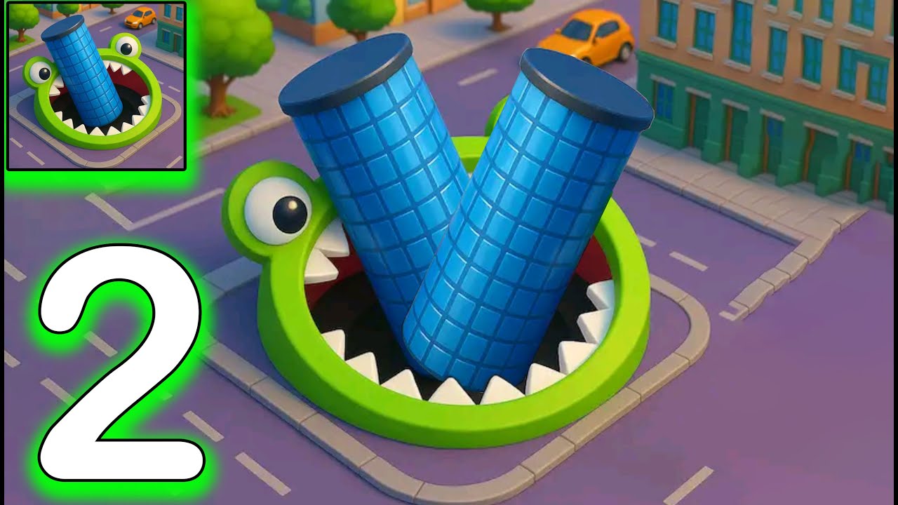 Hole. io  - All Level Walkthrough Gameplay (Android, iOS) Part-2 Full Tutorial