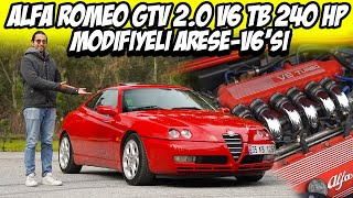 Alfa Romeo GTV 2.0 V6 TB / Efsane Motor Sesine Yakışan Pininfarina Tasarımı / Modifiyeli