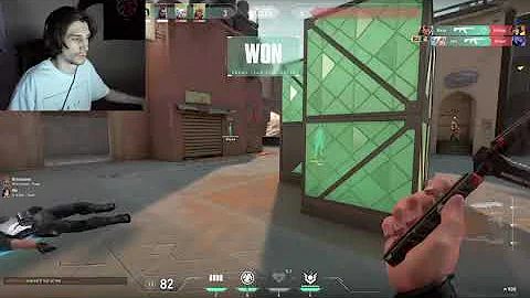 xQc warms up in aim labs for hours but he still can't aim in valorant